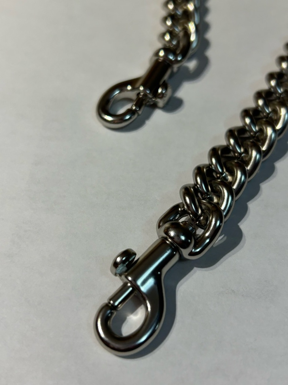 Authentic COACH Silvertone Chain 22” long NWOT